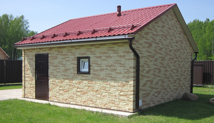 Гараж 6,2 х 6 м - панели Nailite